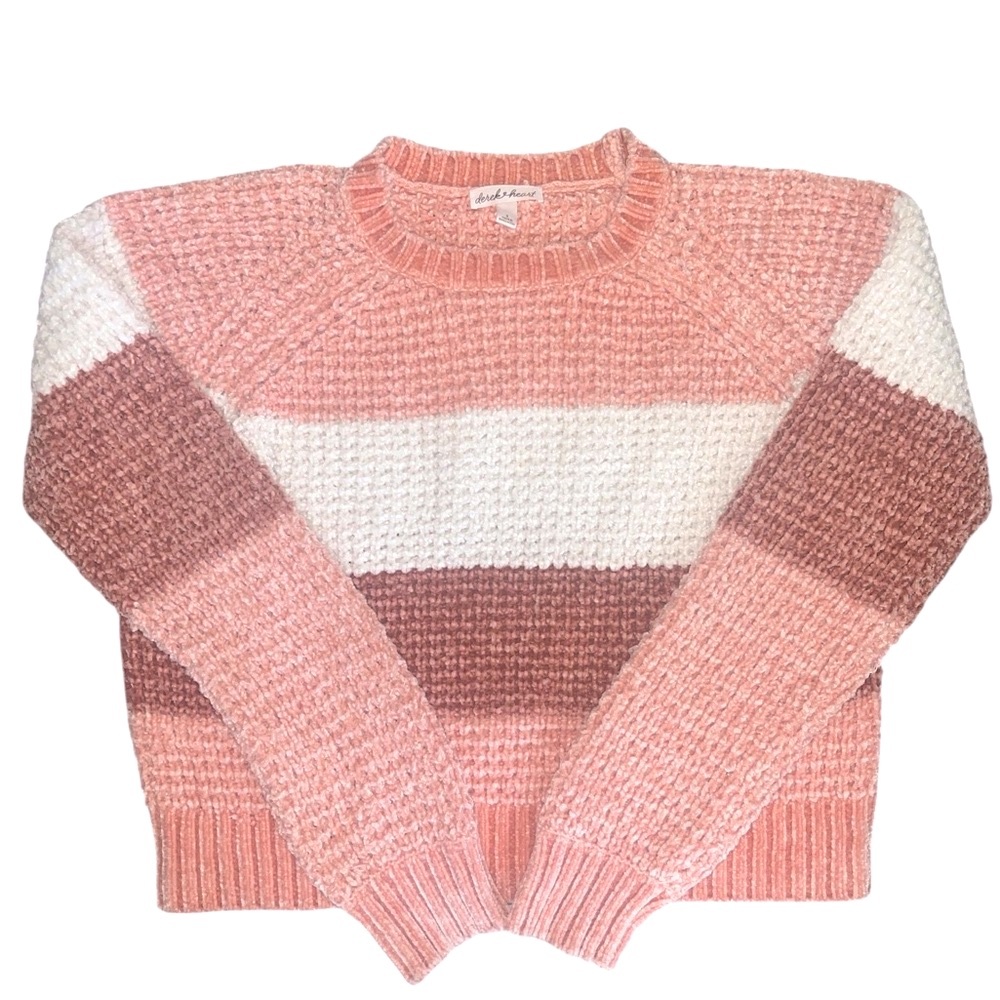 Derek Heart Knit Crew Neck Sweater